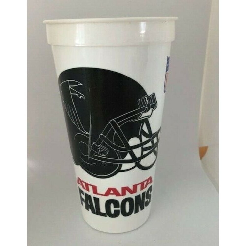 Atlanta Falcons Plastic Cup Souvenir NFL Icee Coca-Cola Football Vintage 90s